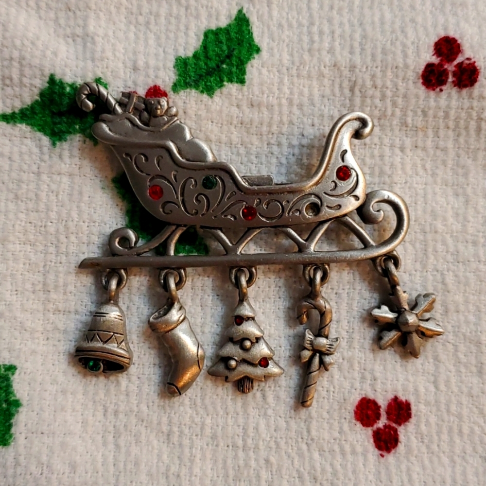 Vintage JJ JONETTE HOLIDAY PIN